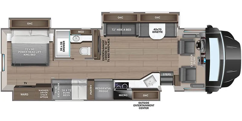 2025 Jayco Seneca Prestige 37L - Floor plan