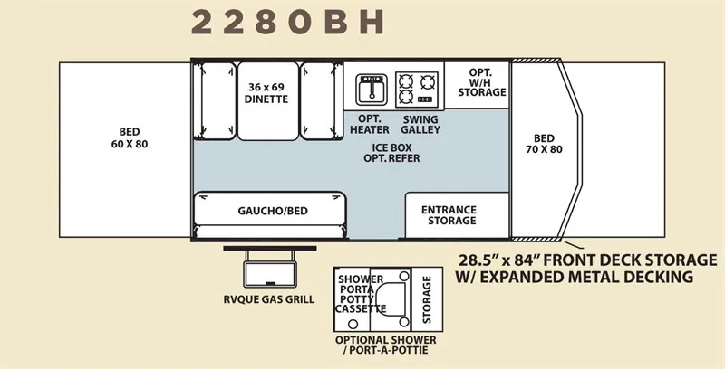2010 Forest River Rockwood Freedom 2280BH - Photo 2