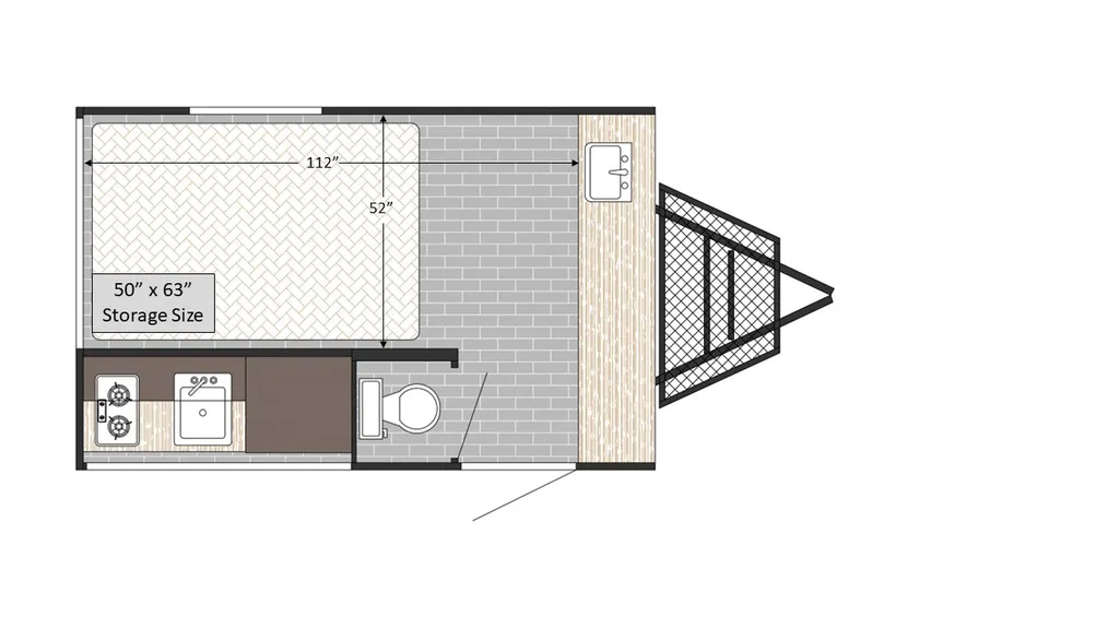 2027 Sunset Park RV SunRay 139T floor plan