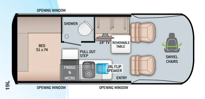 Thor Motor Coach Tranquility 19L exterior