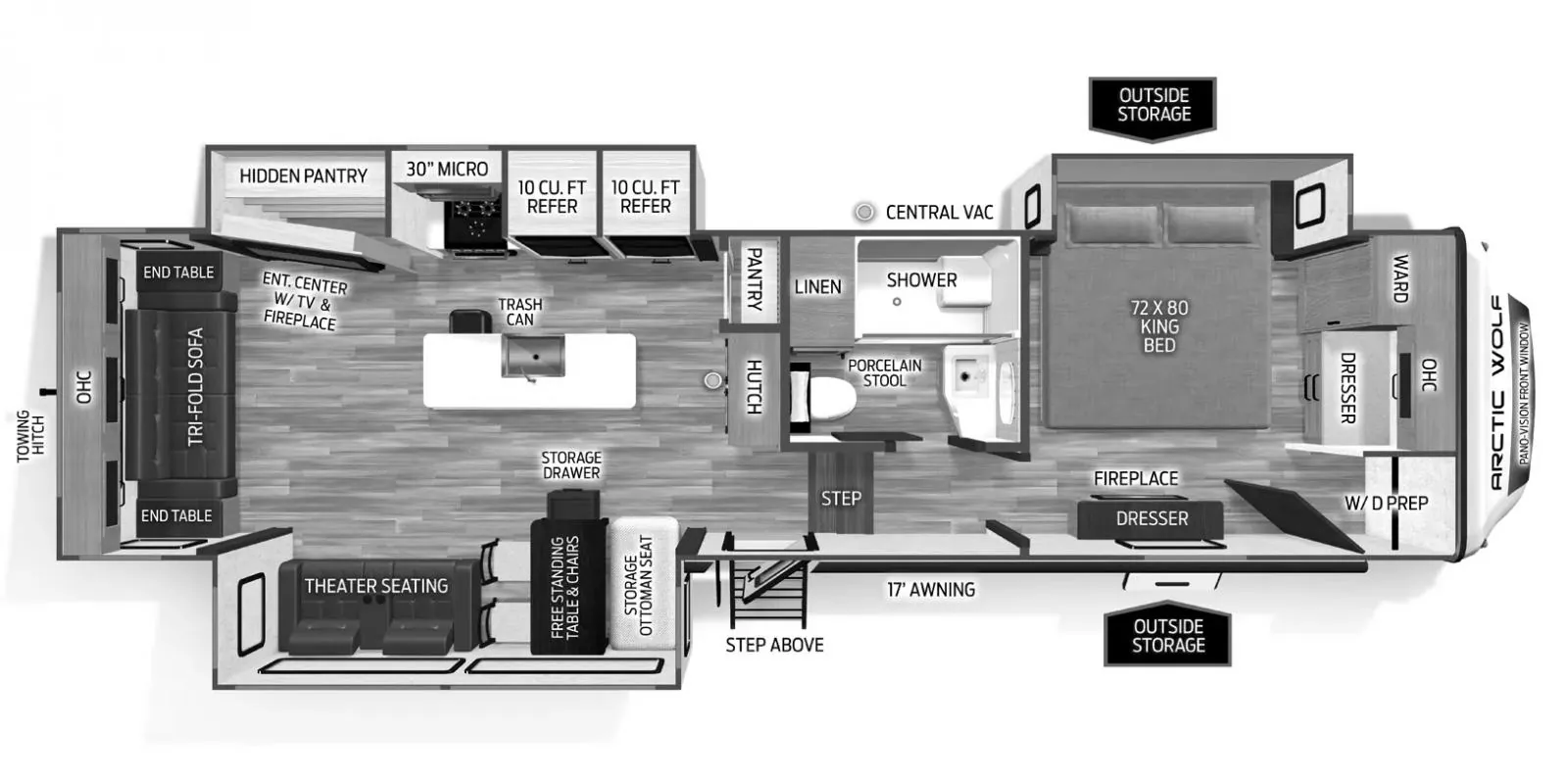 2026 Forest River Cherokee Arctic Wolf Suite 3250 SUITE - Photo 3