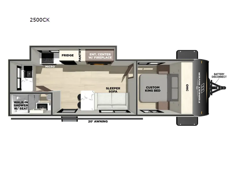 2026 Forest River Vibe 2500CK - Photo 3
