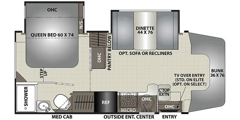 Coachmen Prism Elite 24DS floor plan