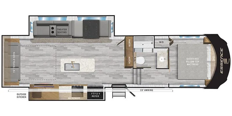 Cruiser RV Essence E-28RL floor plan