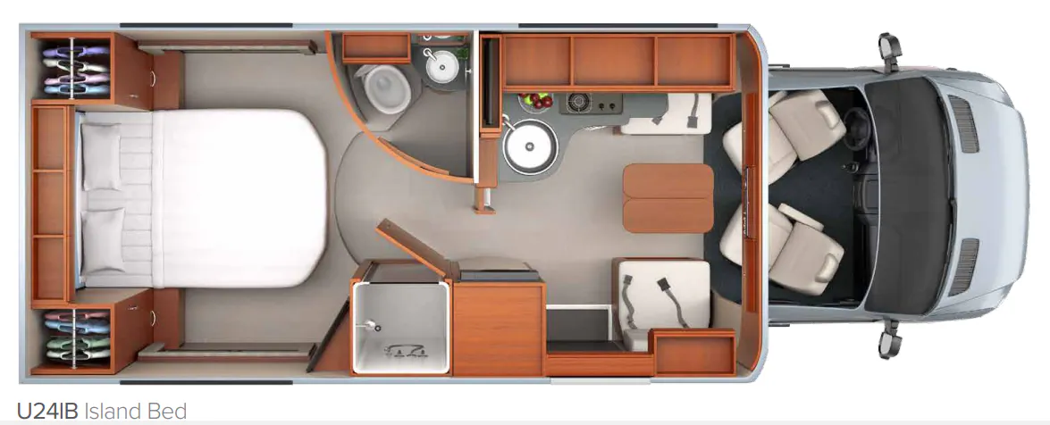 Leisure Travel Wonder U24IB floor plan