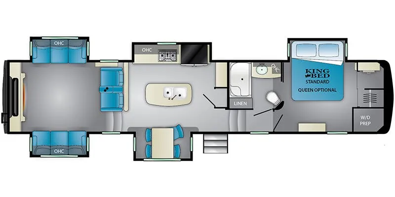 Heartland Big Country BC 4011 ERD floor plan