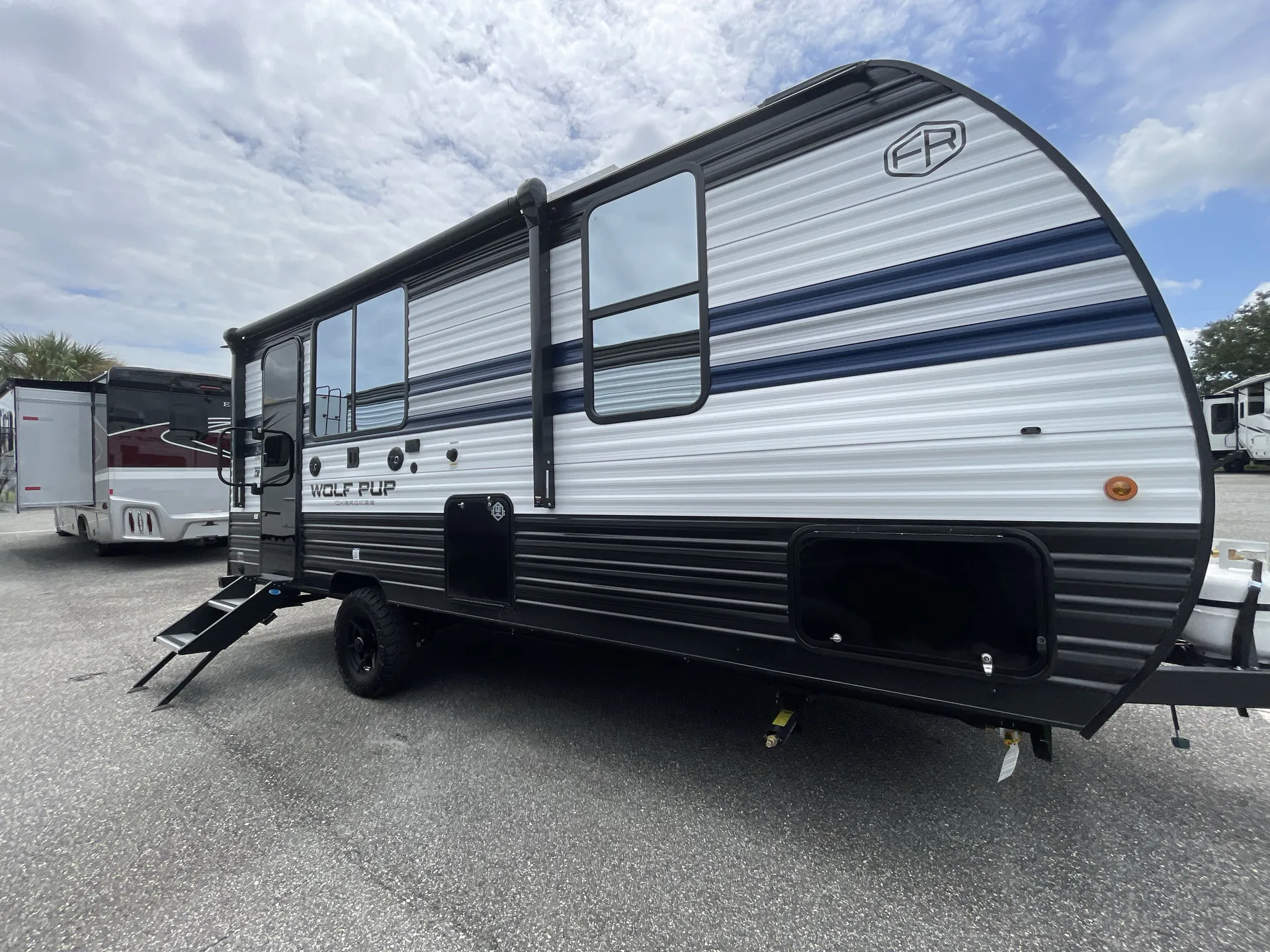 2027 Forest River Cherokee Wolf Pup 17SC — campside