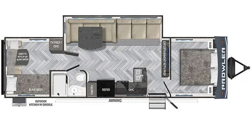 Heartland Prowler 303SBH floor plan