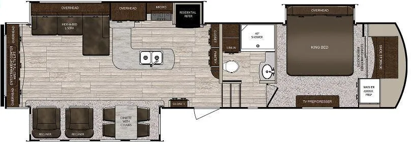 Prime Time Sanibel 3402WB floor plan
