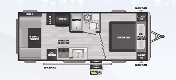 2021 Keystone Springdale 202RD - Floor plan