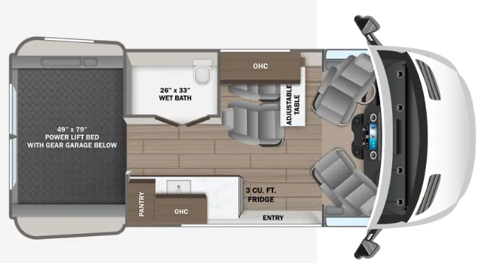 2026 Jayco Terrain 19YG - Floor plan
