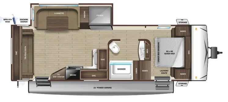 Highland Ridge Open Range Range Lite 262RL floor plan