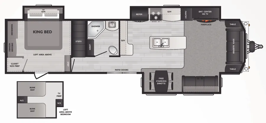 Keystone Residence 401LOFT floor plan