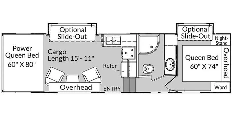 Genesis Supreme Rage'n RC 2815RCR floor plan