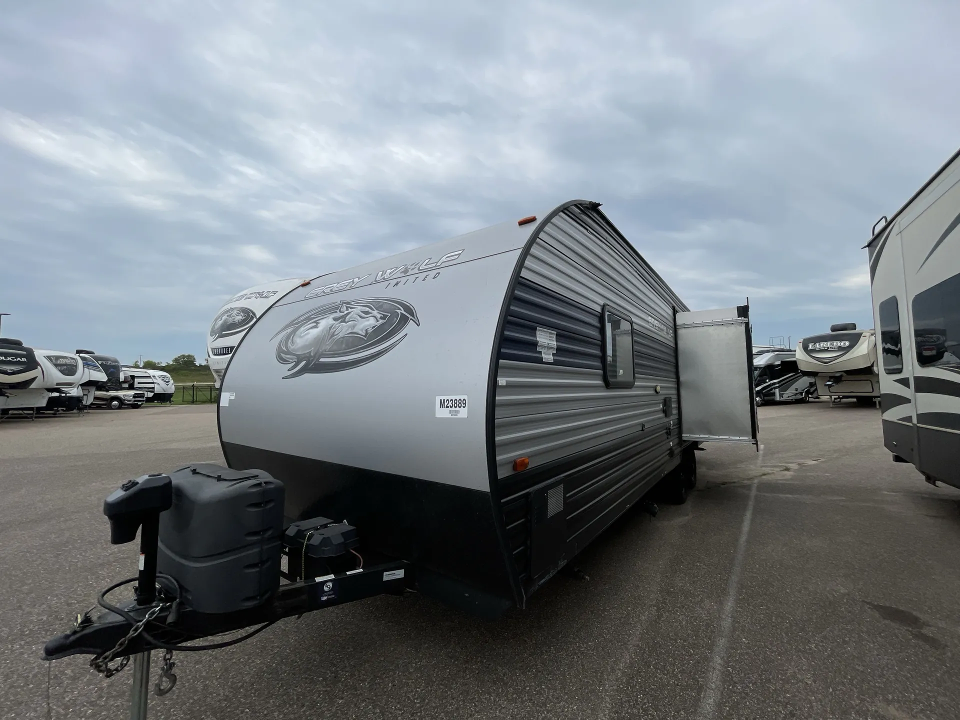 2021 Forest River Cherokee Grey Wolf 23MK — off campside