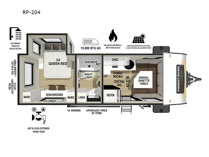 2026 Forest River R-Pod RP-204 - Photo 3