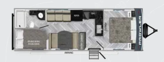 Heartland Prowler Lynx 255BHX floor plan