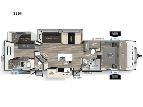 2026 Forest River Cherokee Alpha Wolf 33BH, Photos photo 2