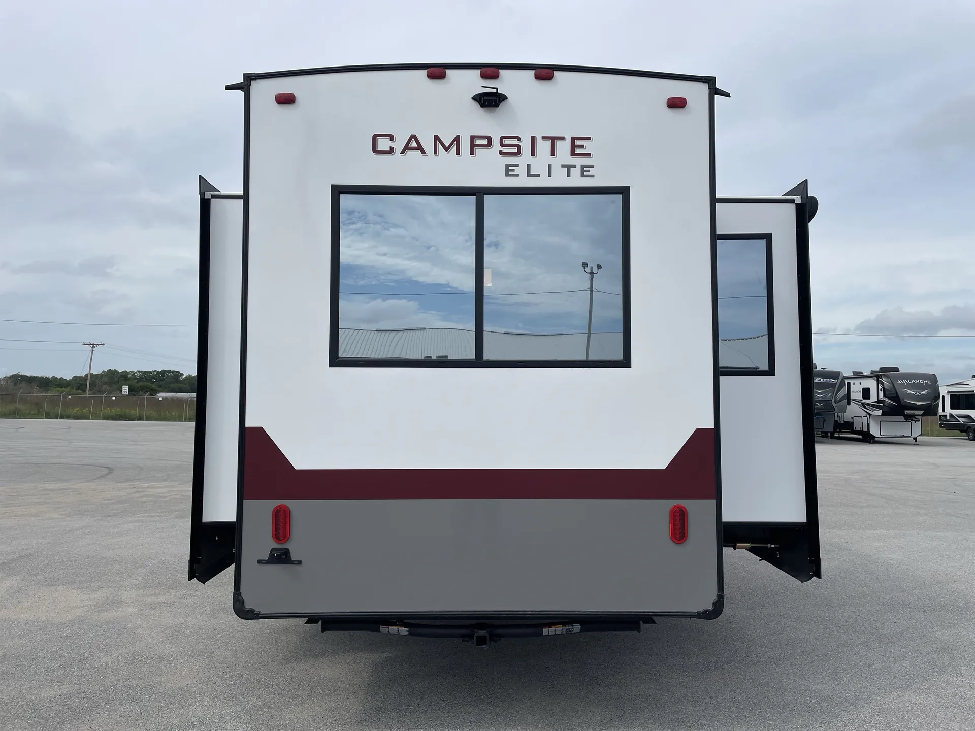 2027 Forest River Campsite Elite 36RF — backside