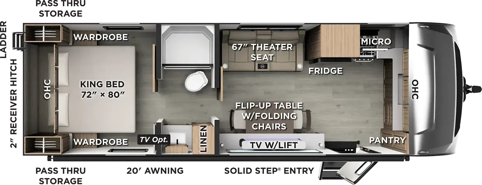 Forest River Flagstaff Super Lite 30FKT floor plan