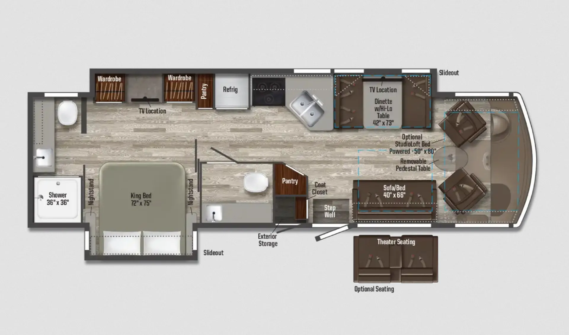 2025 Winnebago Sunstar 33K - Photo 3