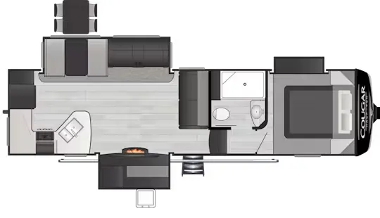 Keystone Cougar Half-Ton 29RKS floor plan