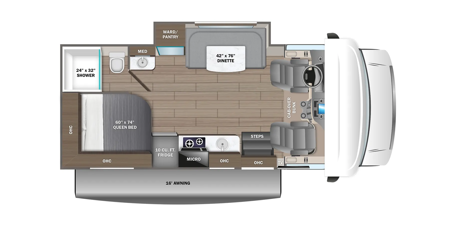 2026 Jayco Redhawk SE 22A - Floor plan