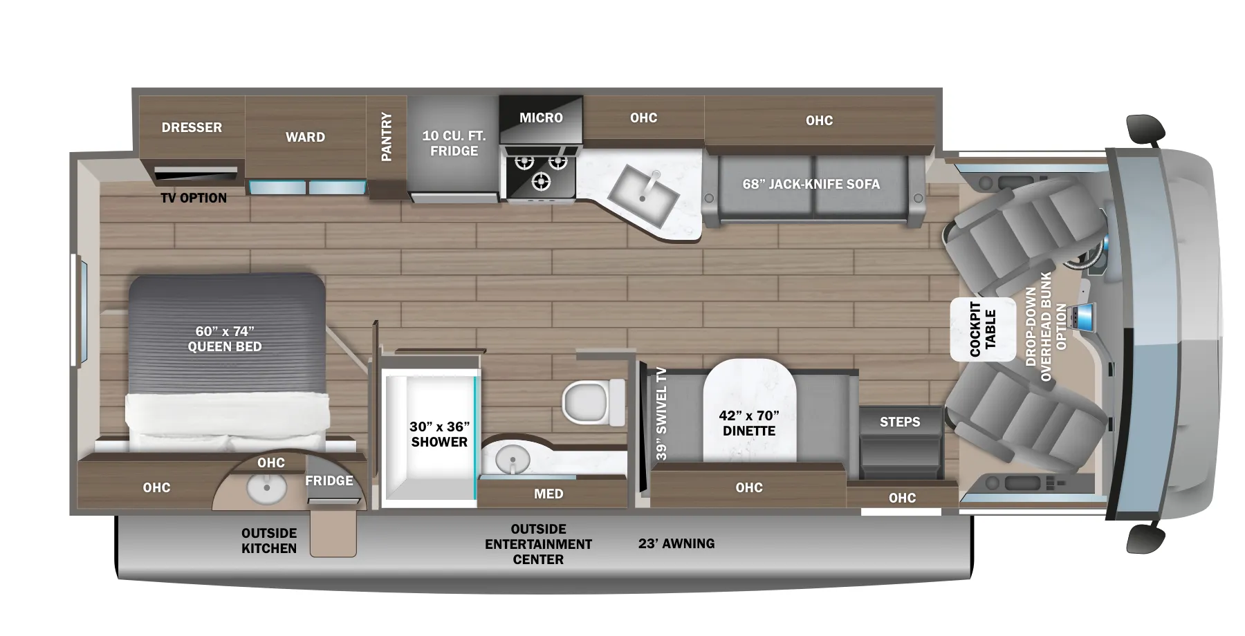 Jayco Alante 29S floor plan