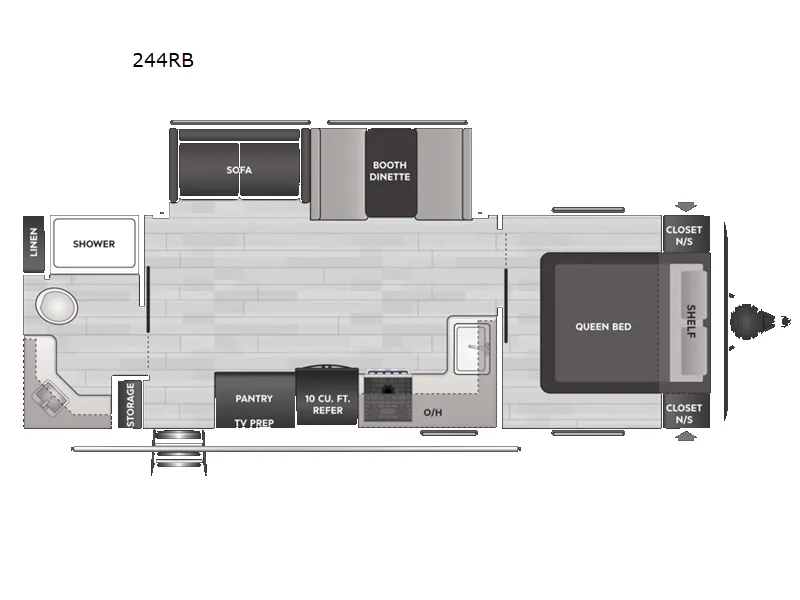 2025 Keystone Hideout Sport Double Axle 244RB - Photo 3
