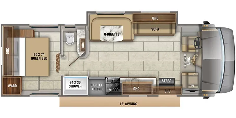 2021 Jayco Redhawk 29XK floor plan