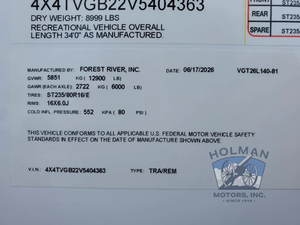 2027 Forest River Vengeance Rogue Armored 26L140, Photos photo 19