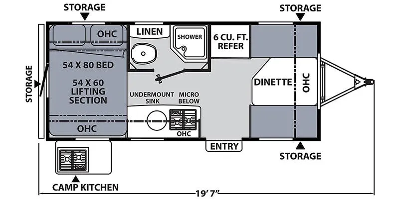 Coachmen Apex Tera 16T floor plan