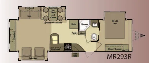 Highland Ridge Mesa Ridge MR293R floor plan