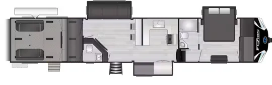 Keystone Fuzion 421 floor plan