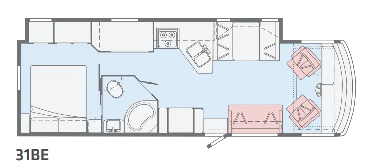 Winnebago Vista 31BE floor plan