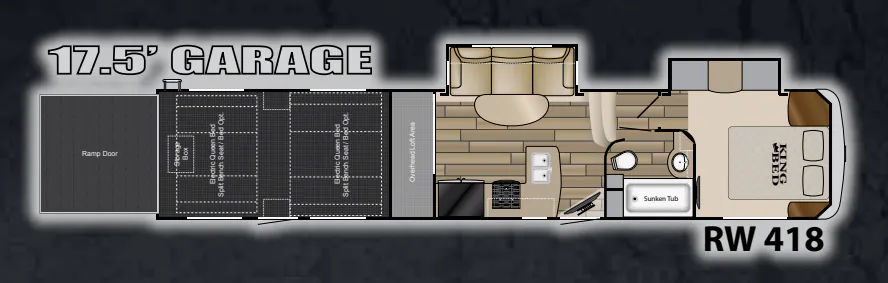 Heartland Road Warrior 418 floor plan
