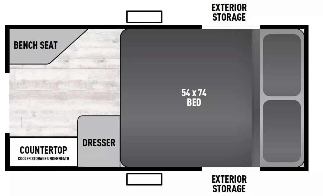 Coachmen Clipper Escape 9.0 TD floor plan