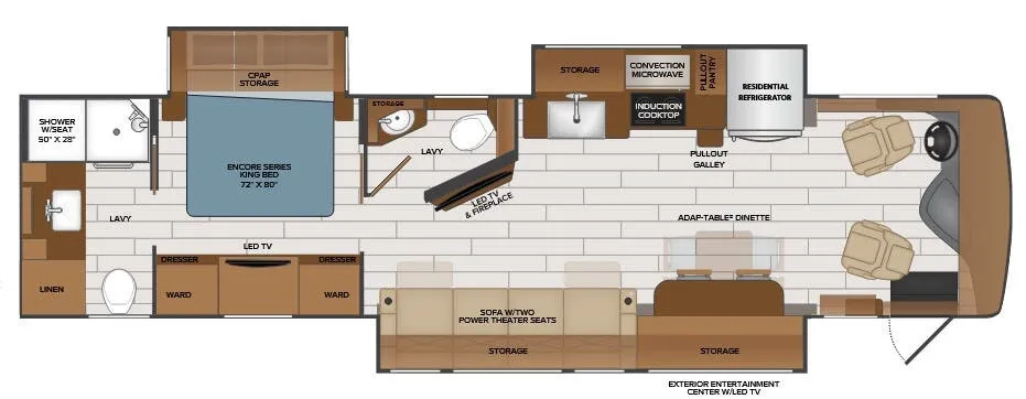 Fleetwood Frontier 36SS floor plan