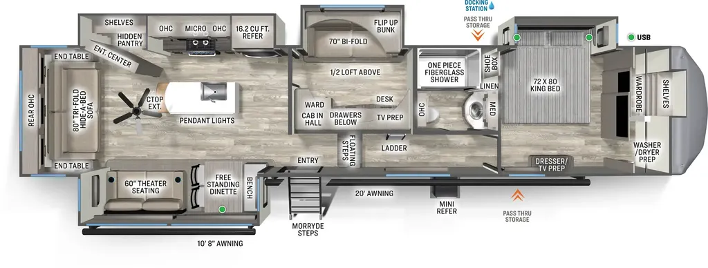 2026 Forest River Sierra 4003MB floor plan