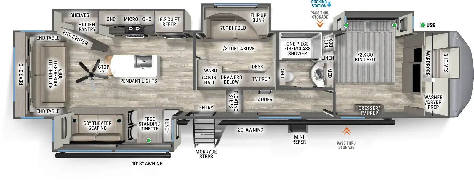 2026 Forest River Sierra 4003MB - Floor plan