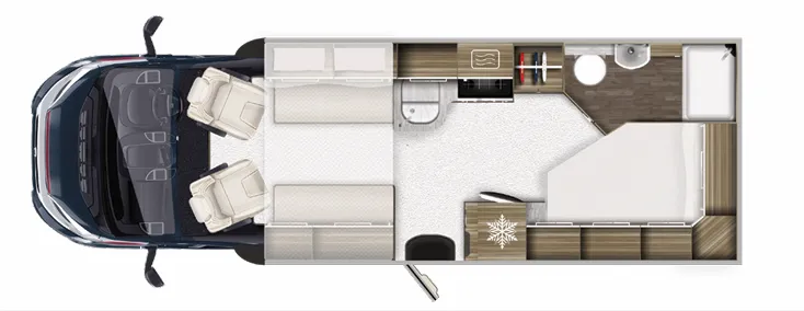 Auto-Trail Tracker FB floor plan
