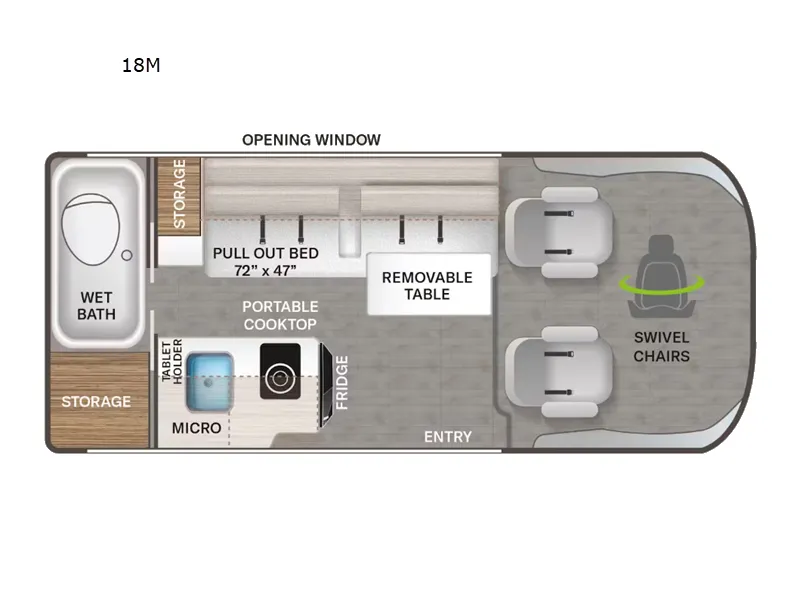 2025 Thor Motor Coach Scope 18M - Photo 3