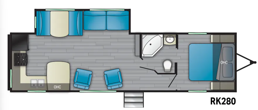 Heartland Pioneer RK280 floor plan
