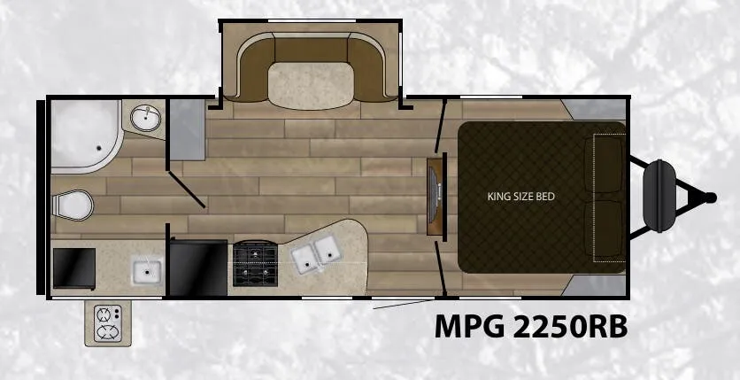 Cruiser RV MPG 2250RB floor plan