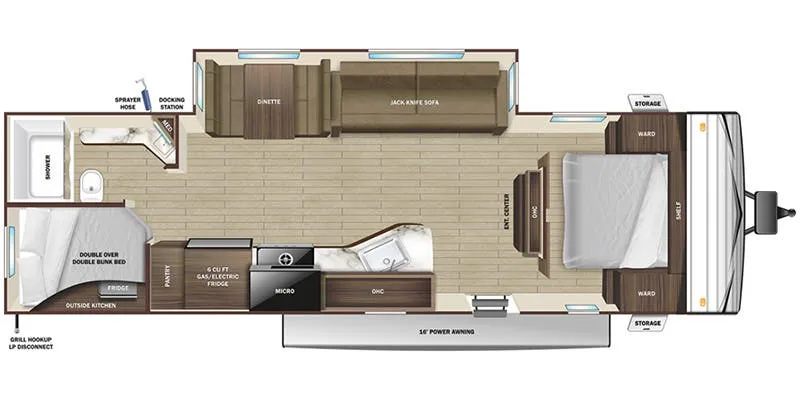 Olympia Olympia 26BHS floor plan