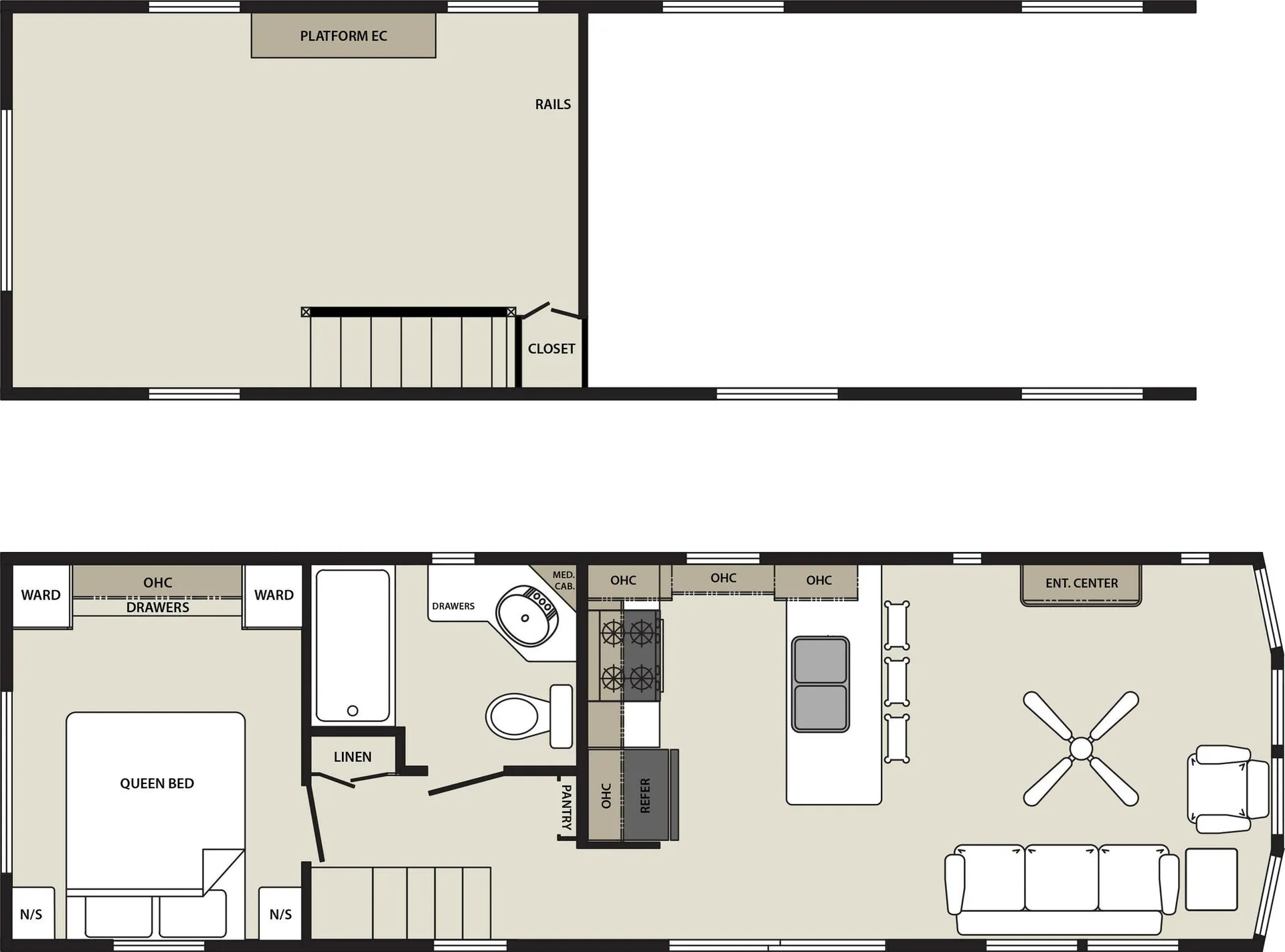 Forest River Quailridge 39UKL floor plan