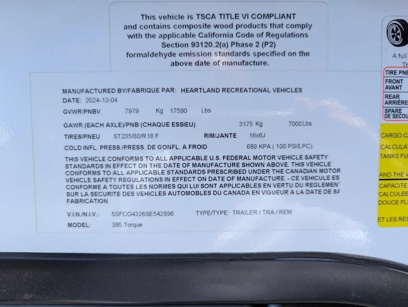 2025 Heartland Torque TQ 385 - Photo 4