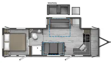 Winnebago Minnie 2832FK floor plan