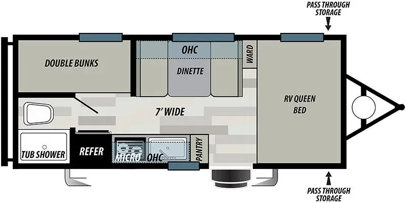 Forest River Salem Select 177BQ floor plan