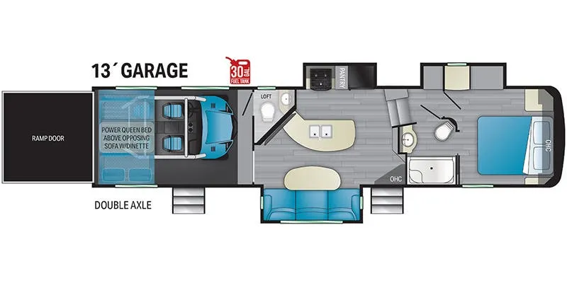 Heartland Gravity GR 3510 floor plan